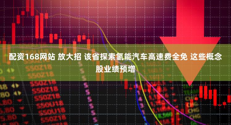 配资168网站 放大招 该省探索氢能汽车高速费全免 这些概念股业绩预增