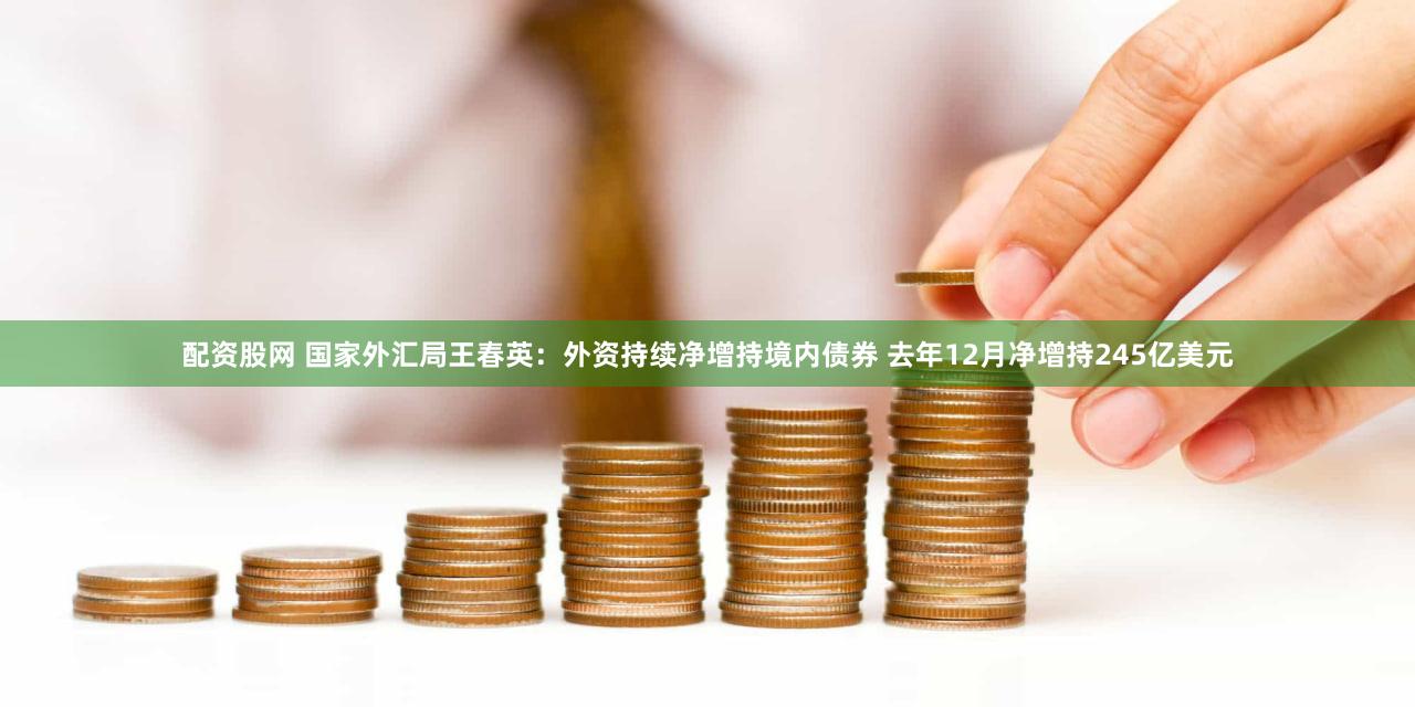 配资股网 国家外汇局王春英：外资持续净增持境内债券 去年12月净增持245亿美元