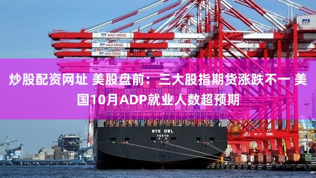 炒股配资网址 美股盘前：三大股指期货涨跌不一 美国10月ADP就业人数超预期