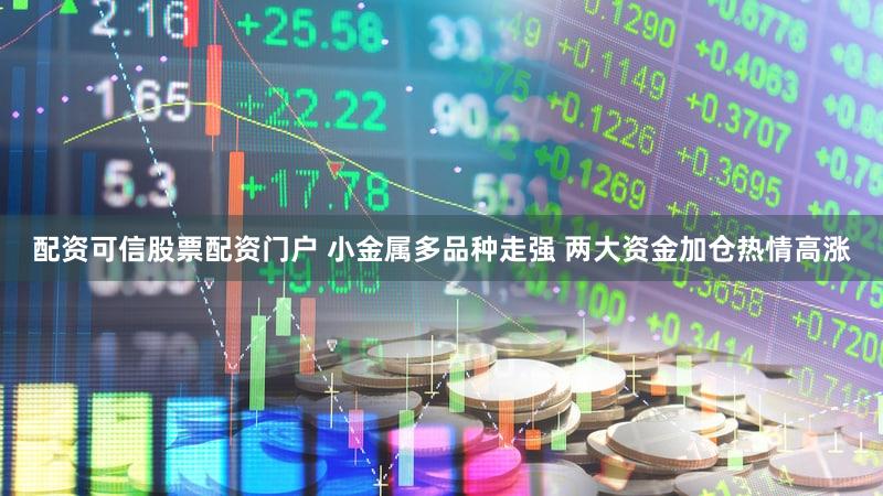 配资可信股票配资门户 小金属多品种走强 两大资金加仓热情高涨